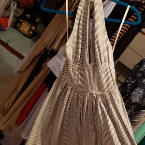 Seersucker halter dress Merona
